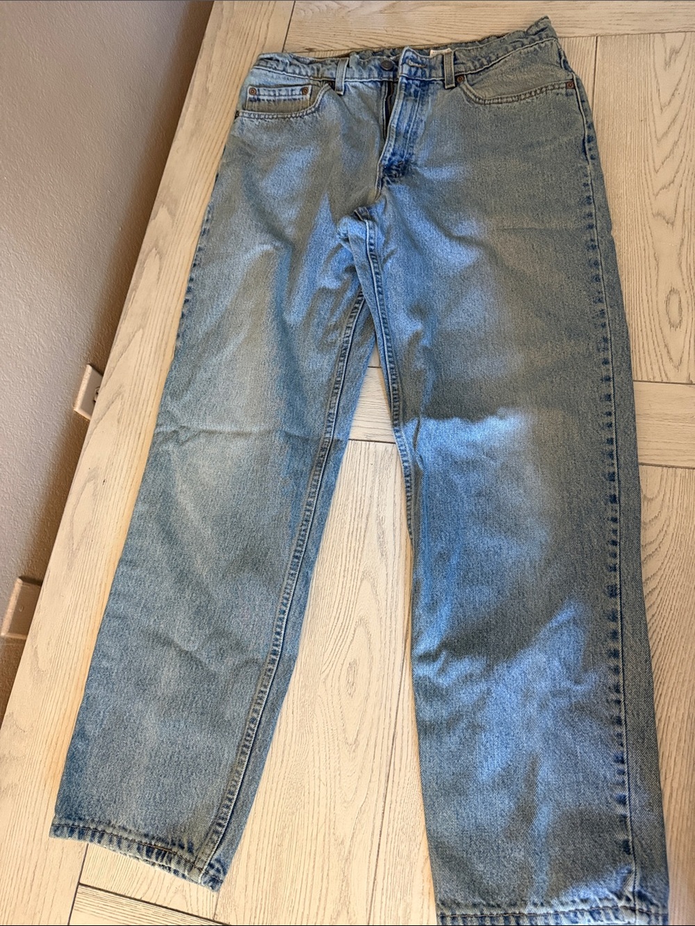 Levi's Men's Relaxed Straight Light Blue Denim Jeans
